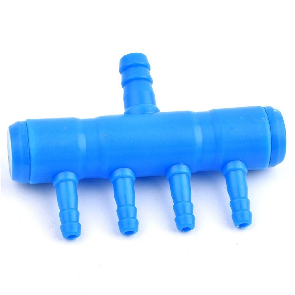 10Pcs Plastic Aquarium Air Splitter 4/5/8mm Oxygen Gas Diverter for Fish Tank Air Pump Oxygenation