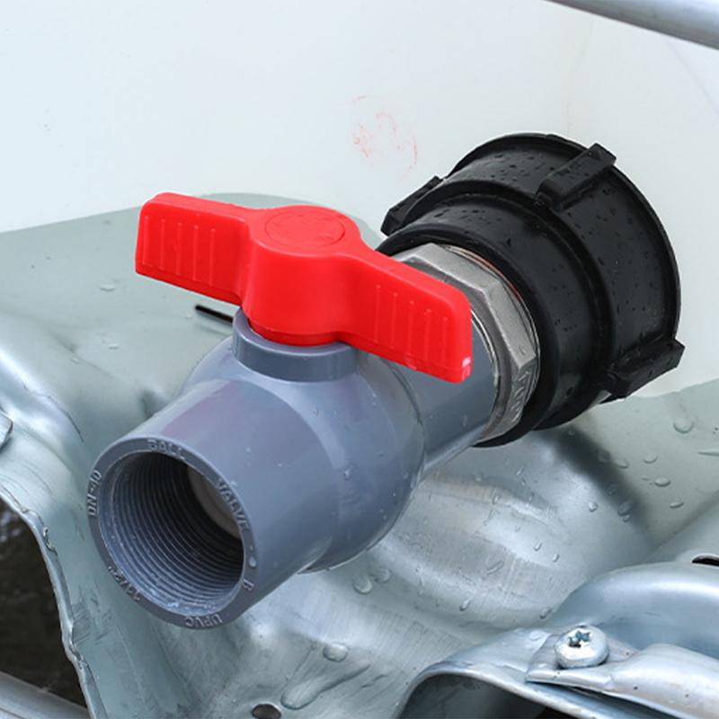1PC IBC Tank Adapter 75mm To 60mm Coarse Thread Fitting - Garden Water Tank Connector Accessory