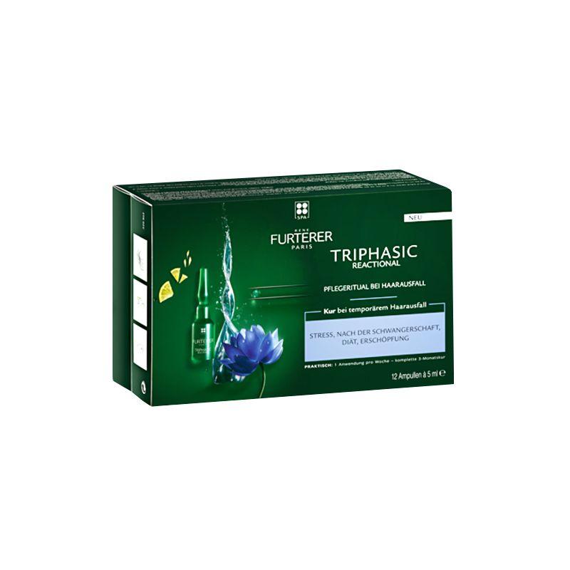 René Furterer Triphasic Reactional Scalp Ampoule 5mlX12ea