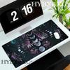 HYBXAXC Moon Flowers Mouse Pad Large Desk Accessories Desk Pad Rubber Base with Stitched Edge NonSlip Mousepad for Office