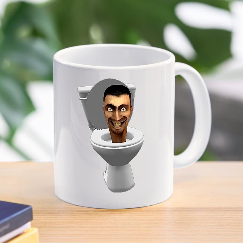 Мультфильм Skibidi Туалет Кофе Чай Кружки Спикер Camcordeman Завтрак Десерт Молоко Вода Керамические чашки Домашняя посуда для напитков Подарки другу