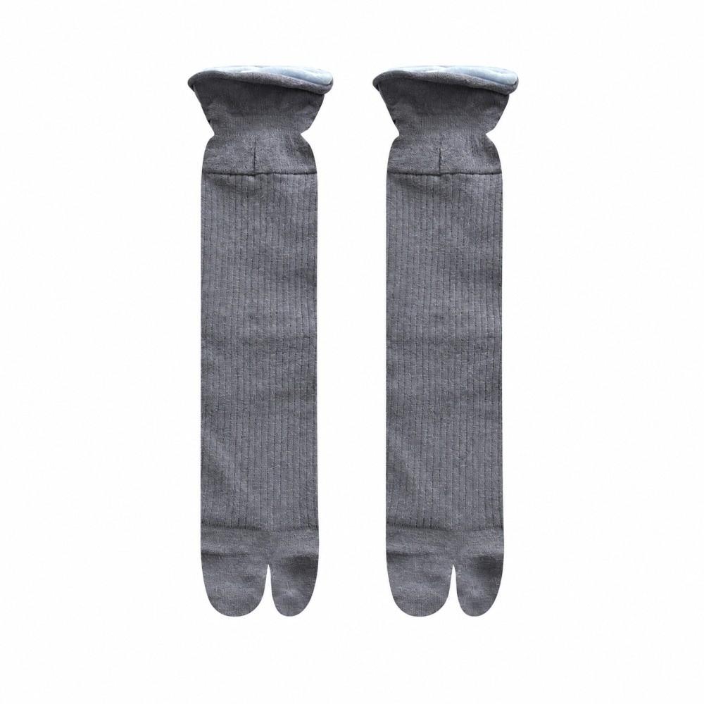 Double-layer Five Finger Socks Mid Tube Flip Flop Socks New Two-toed Socks Harajuku Style