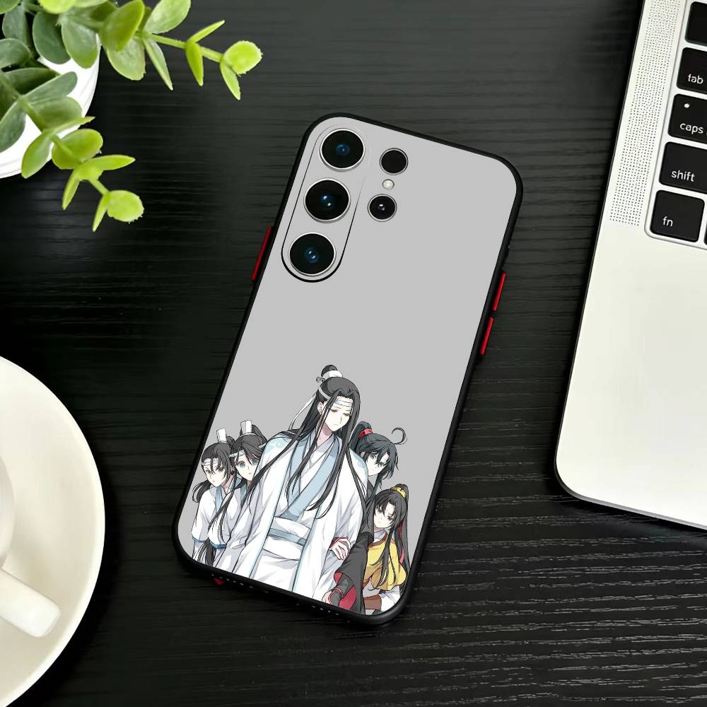 Чехол для телефона Grandmaster M-Демоническое Культивирование для Samsung S26, S25, S24, S23, S22, S21, S20, Ultra, Plus, FE Черный Мягкий Чехол