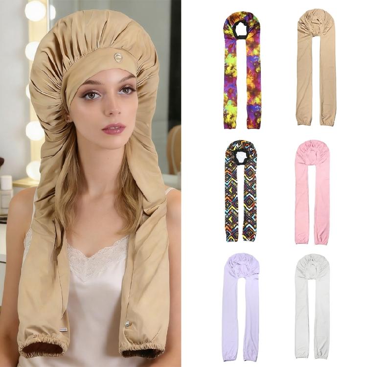 Женская шапка для дредов однотонная Durag с дышащей подкладкой Бандана Тюрбан для повседневной носки
