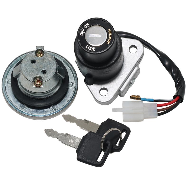 Motorcycle Fuel Gas Ignition Switch Lock With Key Kit For Yamaha FZR250 1987-1988 FZR400 1988 1989 1990 FZR600 1989-1993