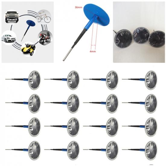 24x Natural Rubber Car Auto Tyre Tire Puncture Repair Plug Mushroom Patch 36*4mm