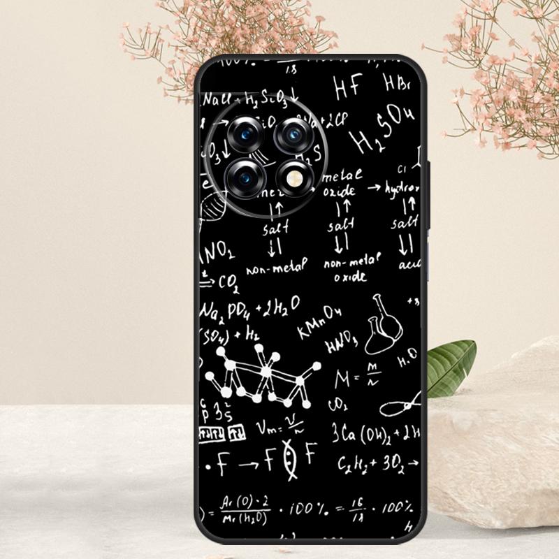 Physics Science Maths Formula Case For OnePlus 12 11 9 10 Pro 10R 8T 10T 12R OnePlus Nord CE 3 2 Lite N30 N20 N10 Cover