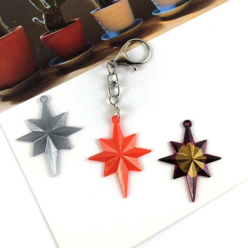 North Star Shape Silicone Mold Decorative Pendant Mold Handmade Epoxy Silicone Mold Epoxy Resin Molds Making Crafts