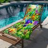 Colorful Dinosaur Paradise Beach Towel Soft Absorbent Lightweight Quick-Dry Polyester Beach Towel Perfect for Beach Pool Travel
