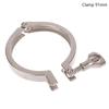 304 Precision Cast Sanitary Clamp Stainless Steel Quick Opening Pipe Clamp Quick Installation Clamp Set Quick Installation Clamp