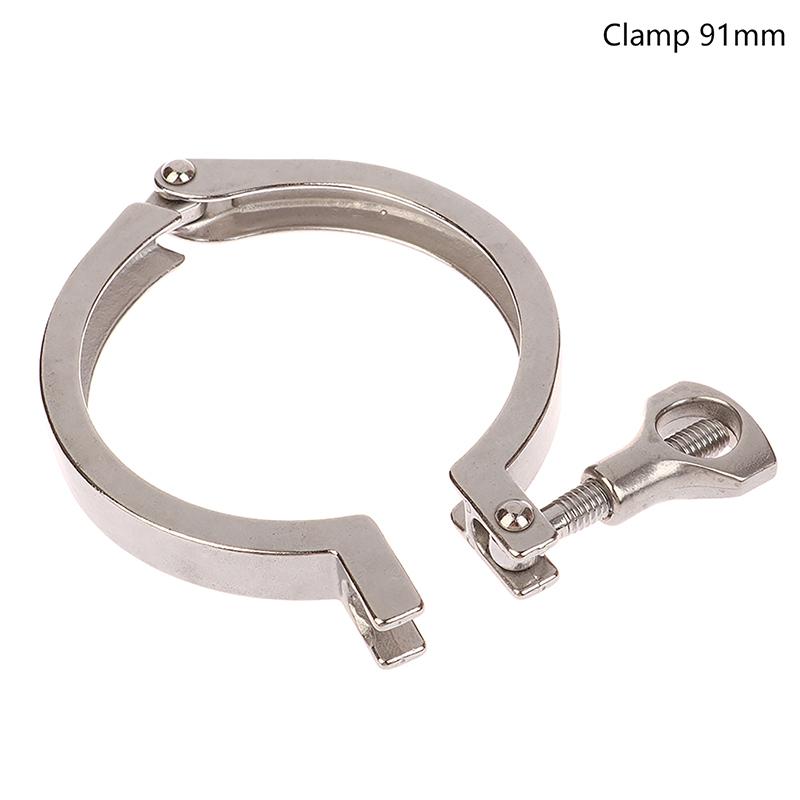 304 Precision Cast Sanitary Clamp Stainless Steel Quick Opening Pipe Clamp Quick Installation Clamp Set Quick Installation Clamp