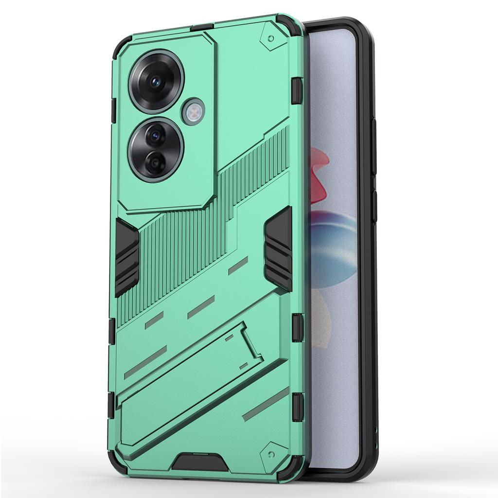 Для Oppo Reno11 F 5G Kickstand Case PC+TPU противоударный гибридный чехол для телефона