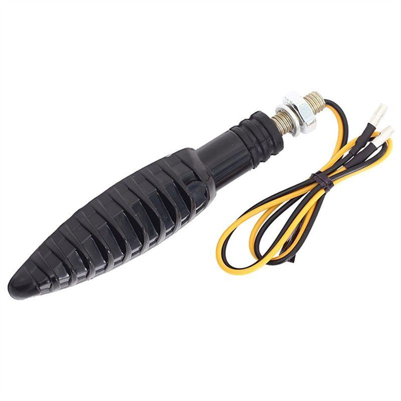 Precise Motorcycle Turn Signal LED Light E24 Flowing Water Flashing Indicator Bendable Tail Stop Signal Light For Honda P