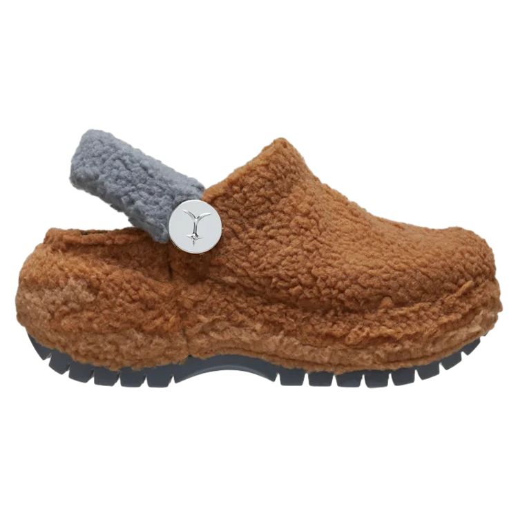 Lil Nas X x Crocs Mega Crush Clog Коричневые шерпа Унисекс Кроссовки 209508-088