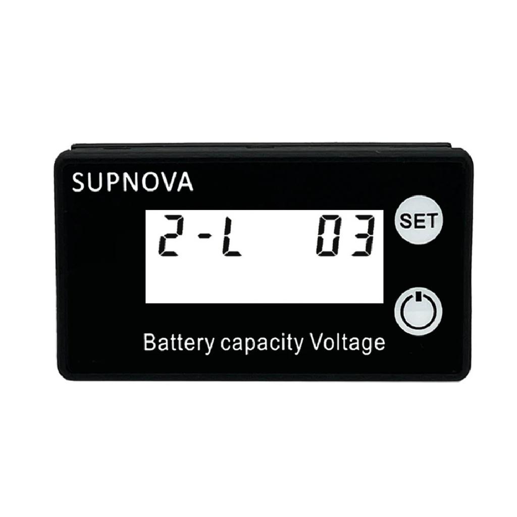 Battery Capacity Indicator DC 8V-100V Lead Acid Lithium LiFePO4 Car Motorcycle Voltmeter Voltage Gauge 12V 24V 48V  60V 72V 84V
