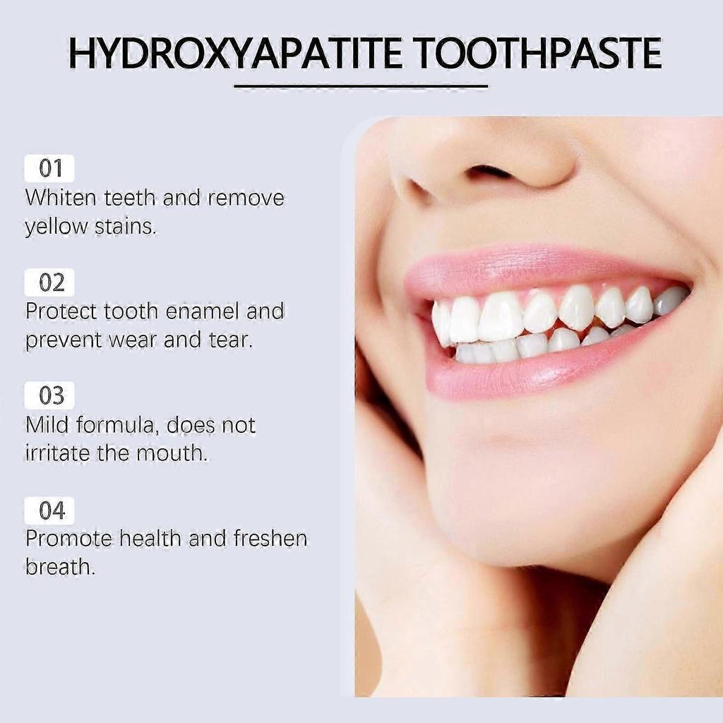Hydroxyapatite Toothpaste For Advanced Enamel Protection, Gentle And Effective Formula, Fluoride-free Toothpaste For Sensitive Teeth