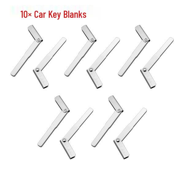 10-Piece Set of Small Mechanical Keys for Jaguar Land Rover Smart Cards and Range Rover Evoque