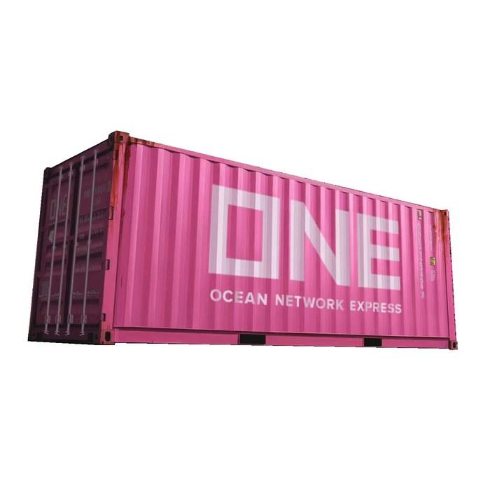 Серия CarNEXT 1/24 20-футовый сухой контейнер Тип ONE (фуксин) Пластиковая модель