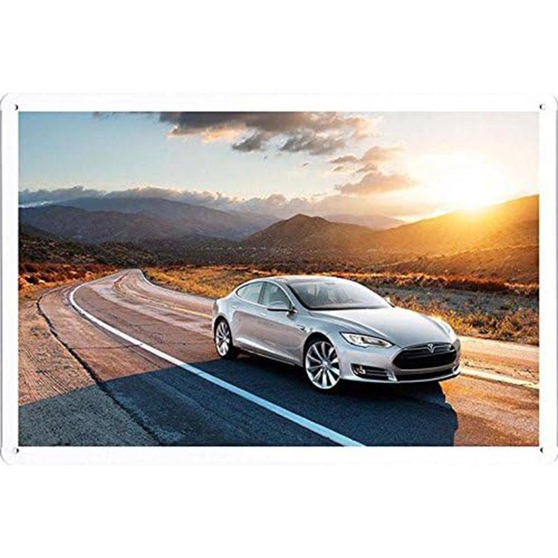 Автомобильные металлические жестяные таблички Плакат Декор стены спортивного автомобиля Винтажные художественные постеры Железная живопись для мужской комнаты Домашнего кафе Гаража Клуба Бара