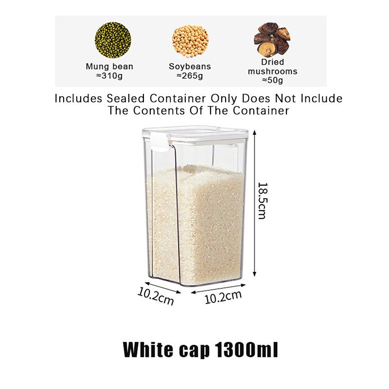 Прозрачные контейнеры для хранения продуктов Хранение на кухне Герметичные банки Пластиковые коробки для хранения Штабелируемые коробки для хранения продуктов