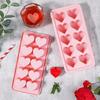 Pink Blue Red Ice Cube Mold 3D Love Heart Ice Making Tools Reusable Ice Tray  Kitchen Gadgets