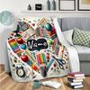 Teacher'S Day Thanksgiving Gift Customize Your Name Blanket Warm Comfortable And Soft Blankets Are Suitable For Home Lunch Break Blanket Office Sofa
