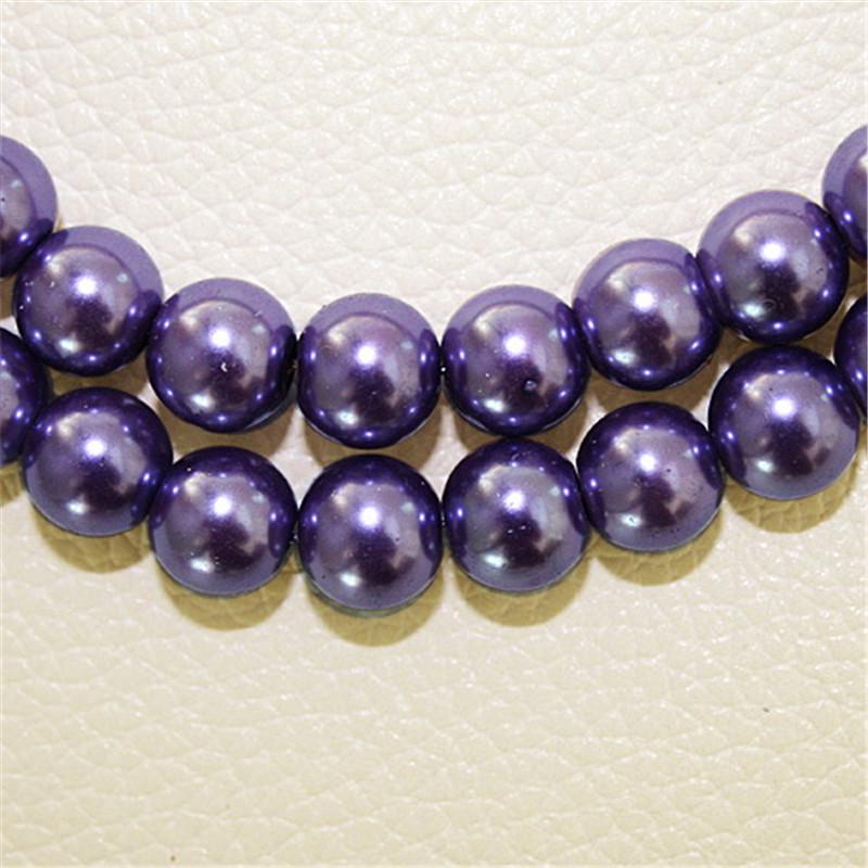 Стеклянные бусины для изготовления ювелирных изделий, украшения текстиля, диаметр 4/6/8 мм