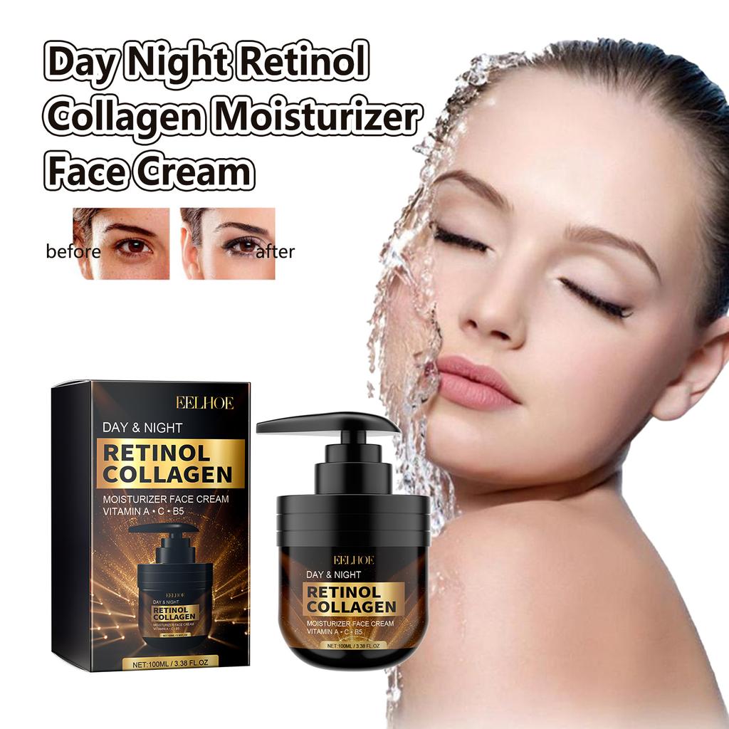 EELHOE Крем для лица Крем для лица с ретинолом Удаление темных пятен Отбеливание Уход за лицом Увлажняющий антивозрастной укрепляющий уход за кожей Косметика 100 мл