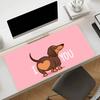 Cute Dachshund Dog  Mouse Pad Nonslip Rubber Computer Mat Gamer Balance Decoracion Deskmat Laptop Office Large