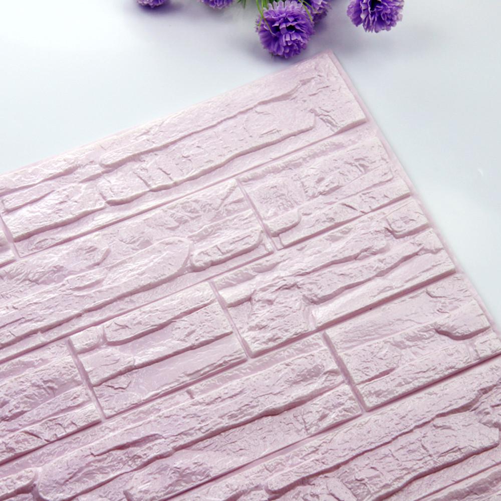 DIY 3D кирпич пенополиэтилен обои панели комната наклейка каменное украшение с тиснением