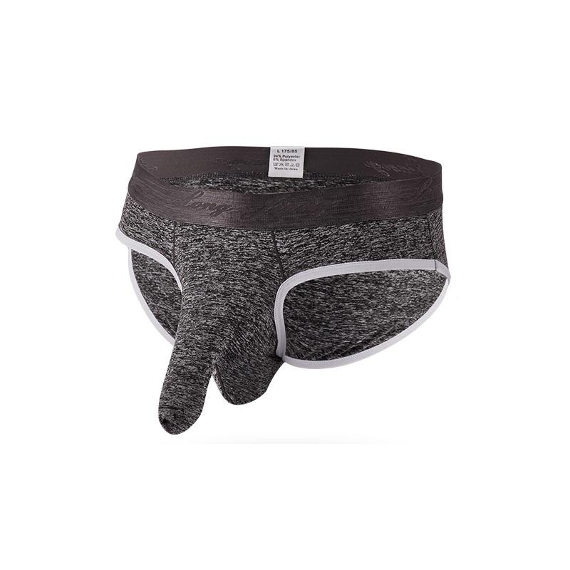 Men Bikini Pouch Briefs Sleeve Penis Sheath Underwear Shorts Underpants Lingerie