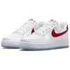 Nike Air Force 1 Low Satin - Белые красные женские кроссовки для спортзала DX6541-100
