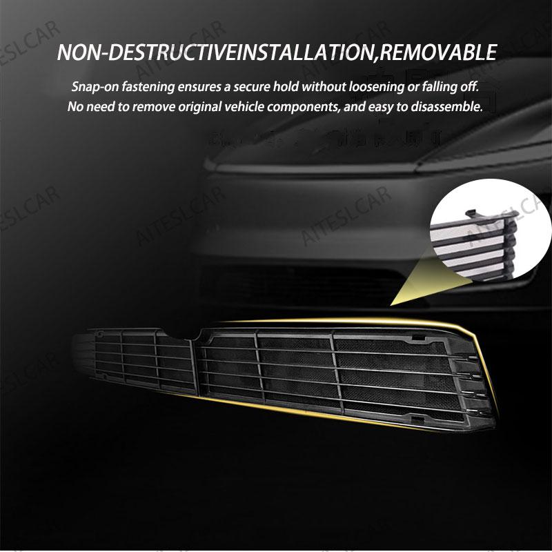 Grille Mesh Inserts For Tesla Model YL/Y Juniper 2025 2026 Front Air Inlet Vent Grille Cover Replacement Anti-insect Accessories
