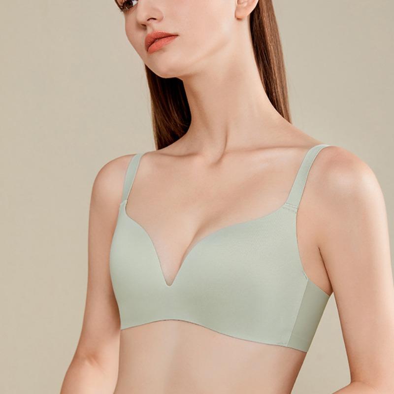 Не оставляющее следов нижнее белье, женский легкий и дышащий бюстгальтер телесного цвета с кольцом из нержавеющей стали