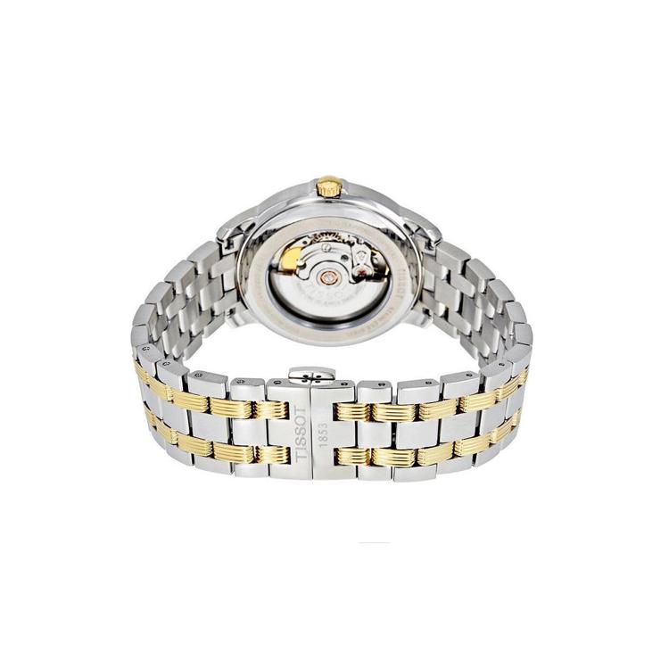 Tissot Hengyi Collection Автоматический Механический Механизм Водонепроницаемость 30м Мужские Часы Часы 39мм Белый Циферблат T0654302203100