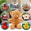 20Cm 18Styles Cotton Bear Replaceable Clothes Doll Winter Sweater Clothes