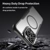 KEYSION Противоударный чехол MagSafe для iPhone 16 Pro Max 16 Plus 15 14 Pro Защита камеры Чехол для телефона с текстурой из углеродного волокна