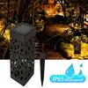 1/6/12 шт. Солнечный уличный садовый светильник Светодиодный полый резной светильник для дорожки, ландшафтный светильник для газона Для освещения сада, двора, террасы и тротуара