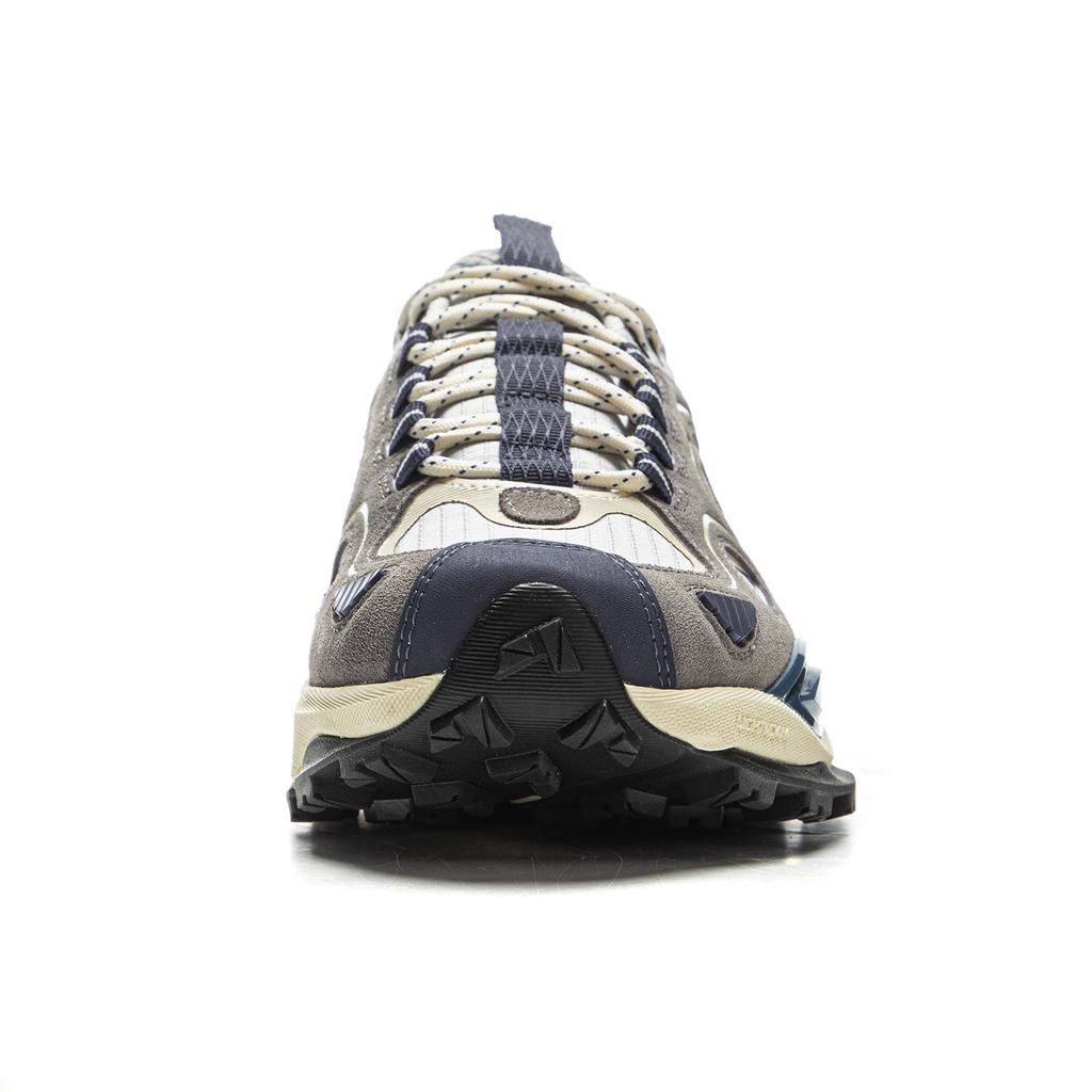 Li Ning Cloud Leopard Светоотражающие Модные Спортивные Нескользящие Амортизирующие Полувысокие Повседневные Кроссовки Унисекс Повседневная Обувь Серо-Синий AZGV069-2