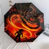 1 шт. Автоматический складной зонт - Узор Dragon Ball Super Портативный складной дизайн с 8 спицами Рождественские и Новогодние подарки