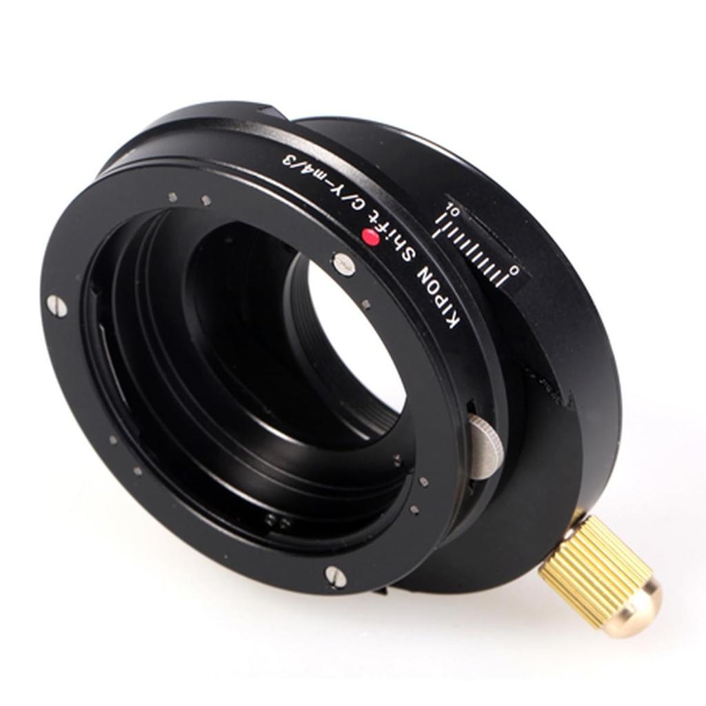 KIPON Mount Lens To Micro Four Thirds Mount Adapter with Shift Mechanism SHIFT Contax/Yashica C/Y-m4/3