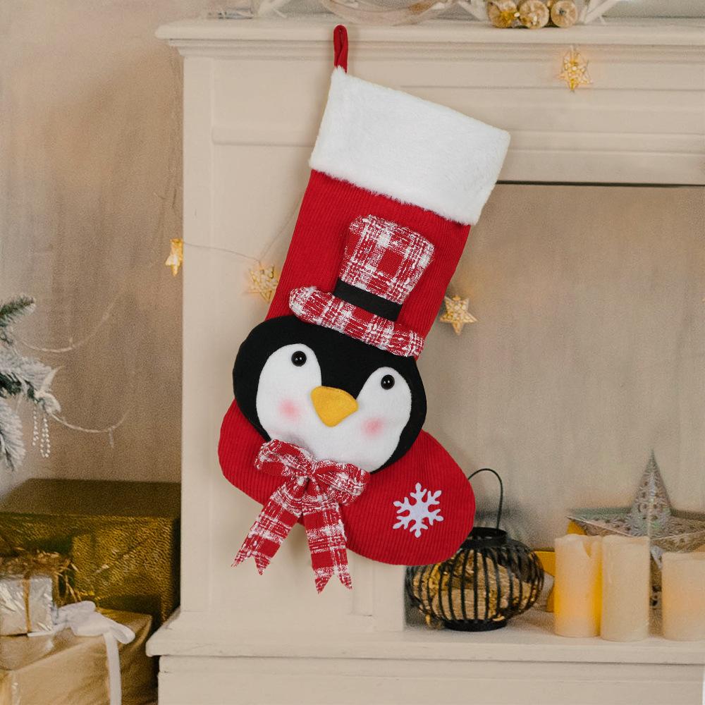 Christmas decorations, creative gift socks, Christmas tree decoration pendants, home scene decorations