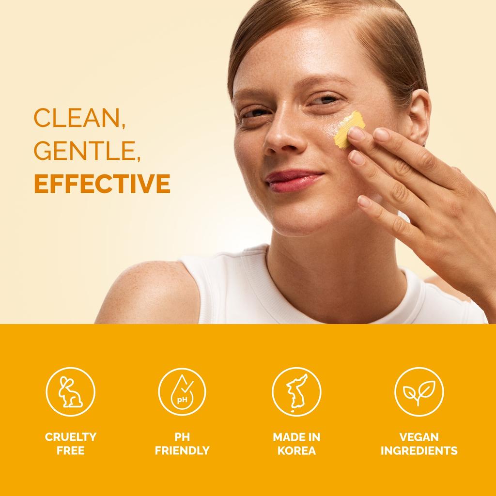 Plantifique Turmeric Vitamin C Face Mask, 110g, Oil Control & Moisturizing, Sensitive Skin, Brightening Nourishing Clay Mask