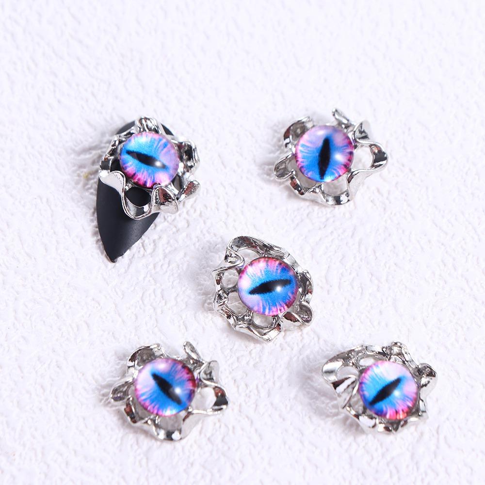 5Pcs/set Halloween Nail Charms Halloween Demon Nail Decorations Girls/Lady