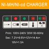 Прочное профессиональное зарядное устройство для электроинструментов с вилкой европейского стандарта 7,2-18 В, адаптер для зарядки аккумулятора Ni-MH/Ni-Cad