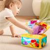 Education Montessori Baby Tissue Box Toy Pulling Game Baby Tearing Tissue Box 6-18 Month