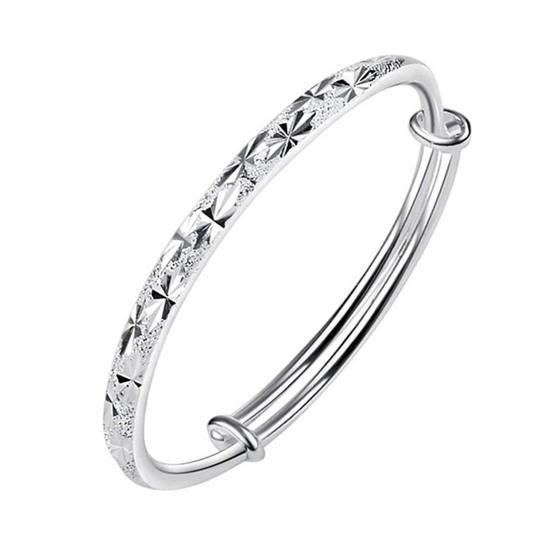 Женский браслет медно-серебристого цвета, изогнутый, регулируемый, гладкий, полированный, с блеском, на запястье, подарок на годовщину дня рождения, легкий браслет