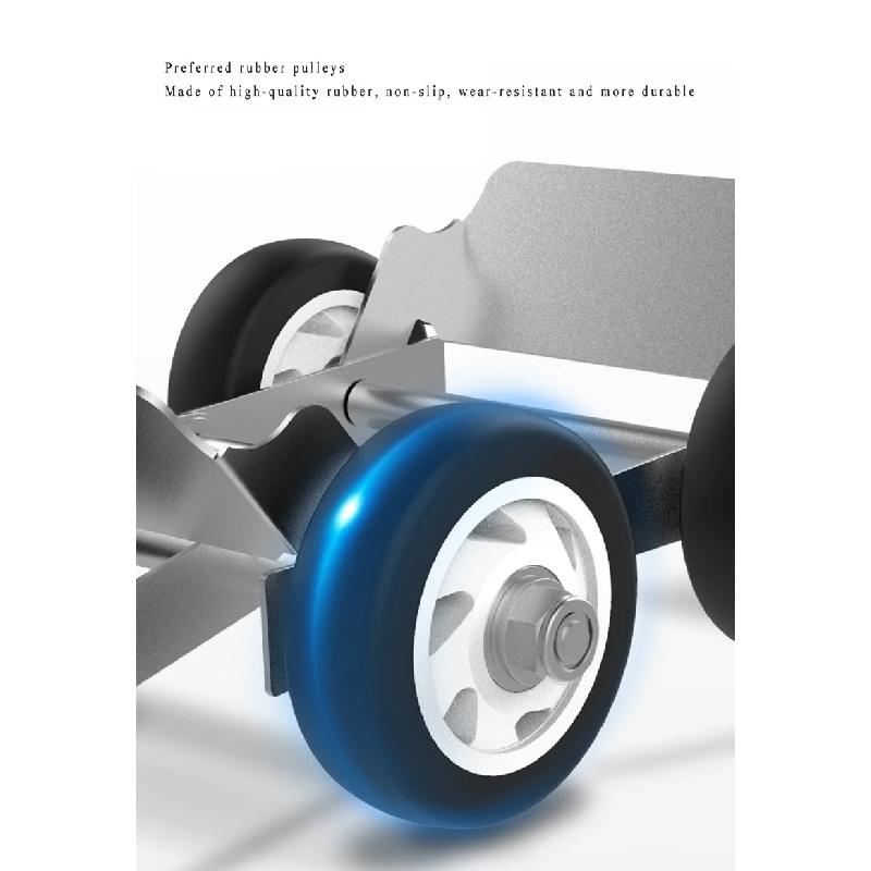 1500kg Capacity Vehicle Dolly Casters Heavy Duty Vehicle Skates Dolly Wheel Car Repair Slide Vehicle Car Moving Dolly