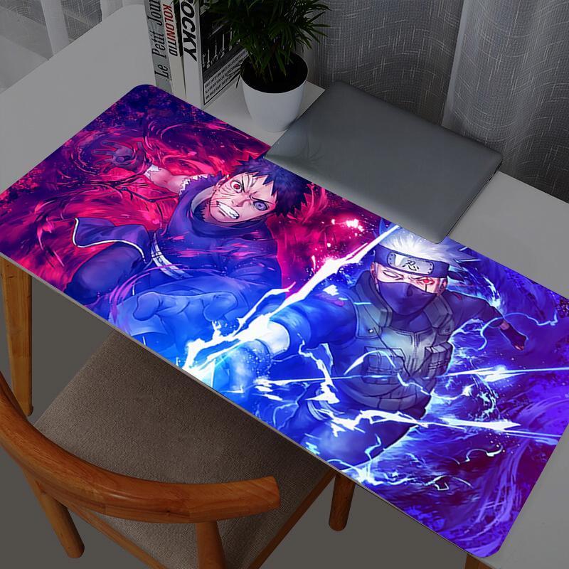 Mouse Pads Large Mouse Pad Office Desk Mats PC Gaming Accessories XXL Mouse Pad Laptop Naruto Obito Uchiha Keyboard Mat