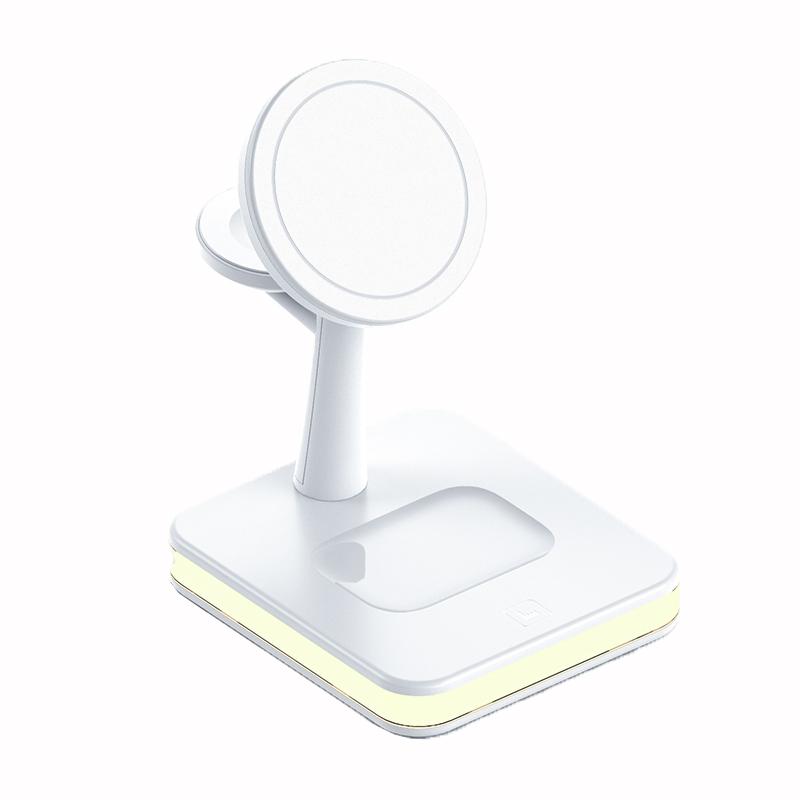 25 Вт 3 в 1 магнитное беспроводное зарядное устройство для Macsafe iPhone 12 13 14 Pro Max Mini Watch Airpods Pro Док-станция для быстрой зарядки